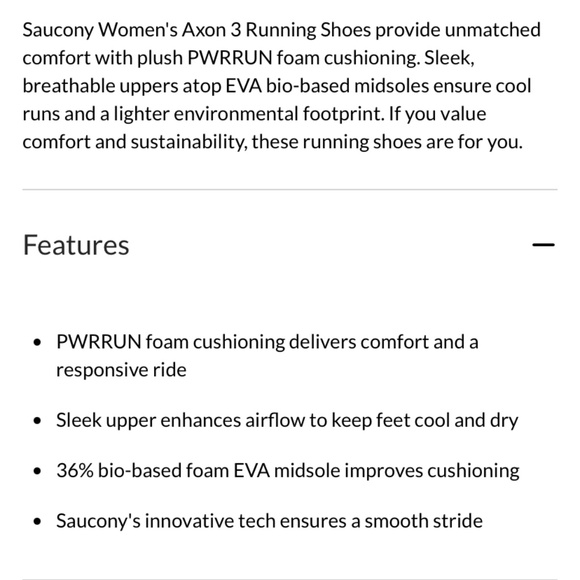 Saucony Women's Axon 3 Running Shoe - Picture 6 of 6